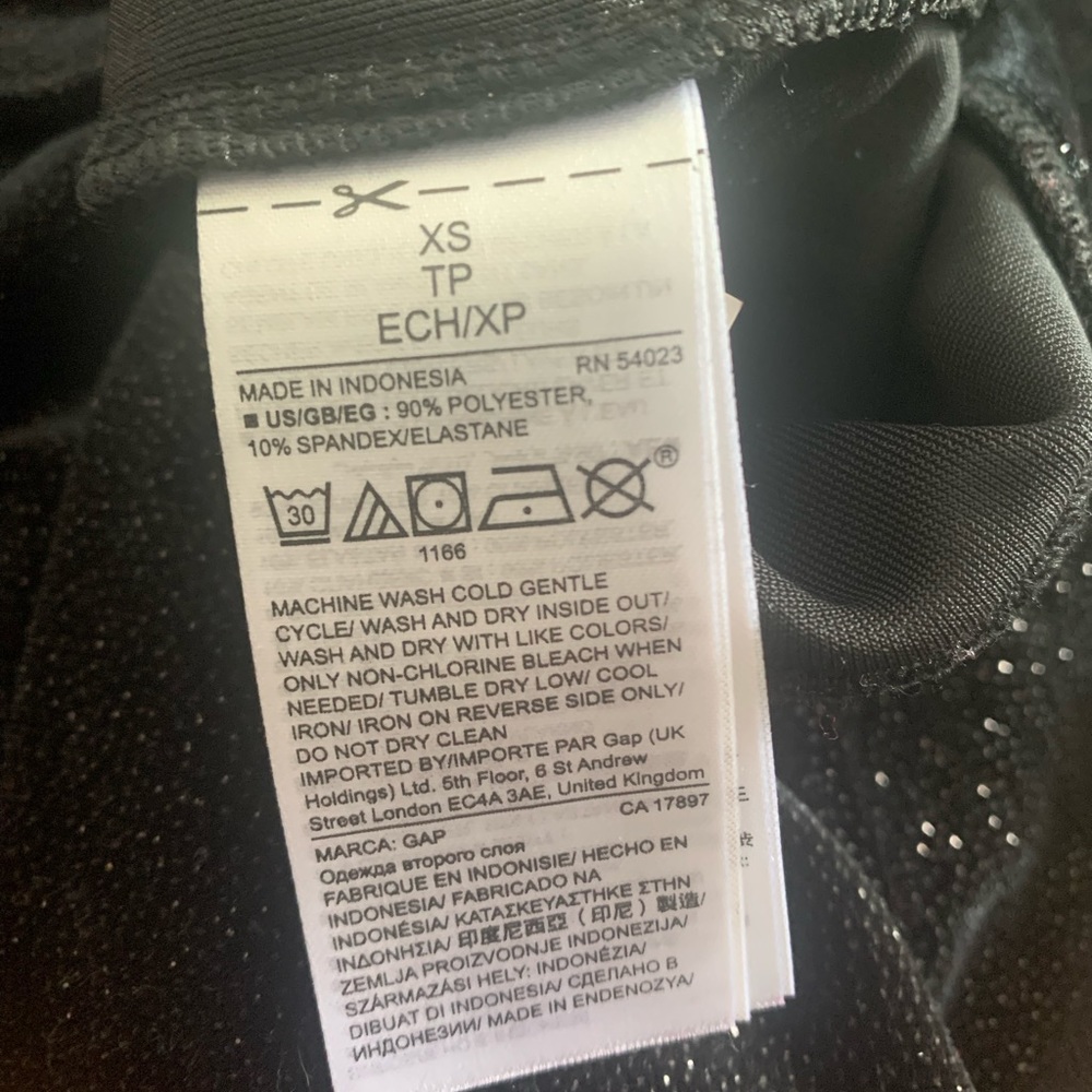 NWOT GAP SPARKLE LEGGINGS - Picture 5 of 5